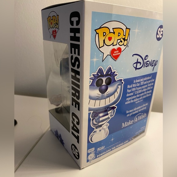 Funko Pop! Disney: Make A Wish - Cheshire Cat (Mettallic) - Picture 2 of 3